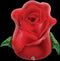 33" SHAPE FOIL RED ROSE BUD